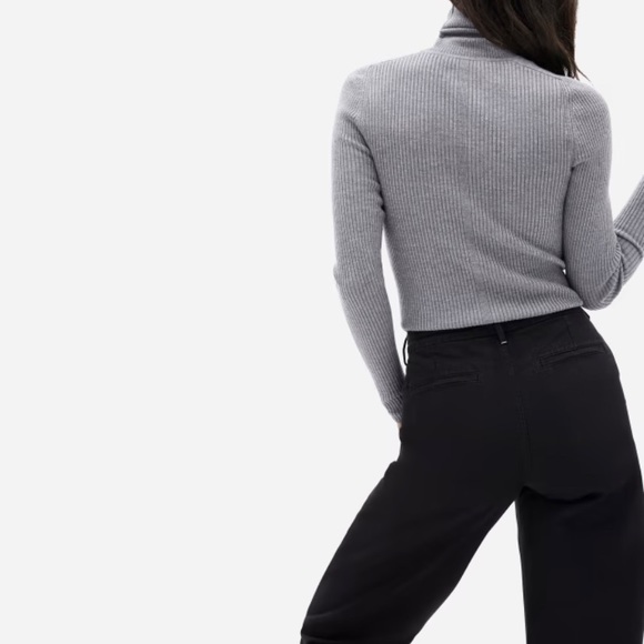 Everlane Curved/ barrel Black Canvas Pants - Picture 3 of 11